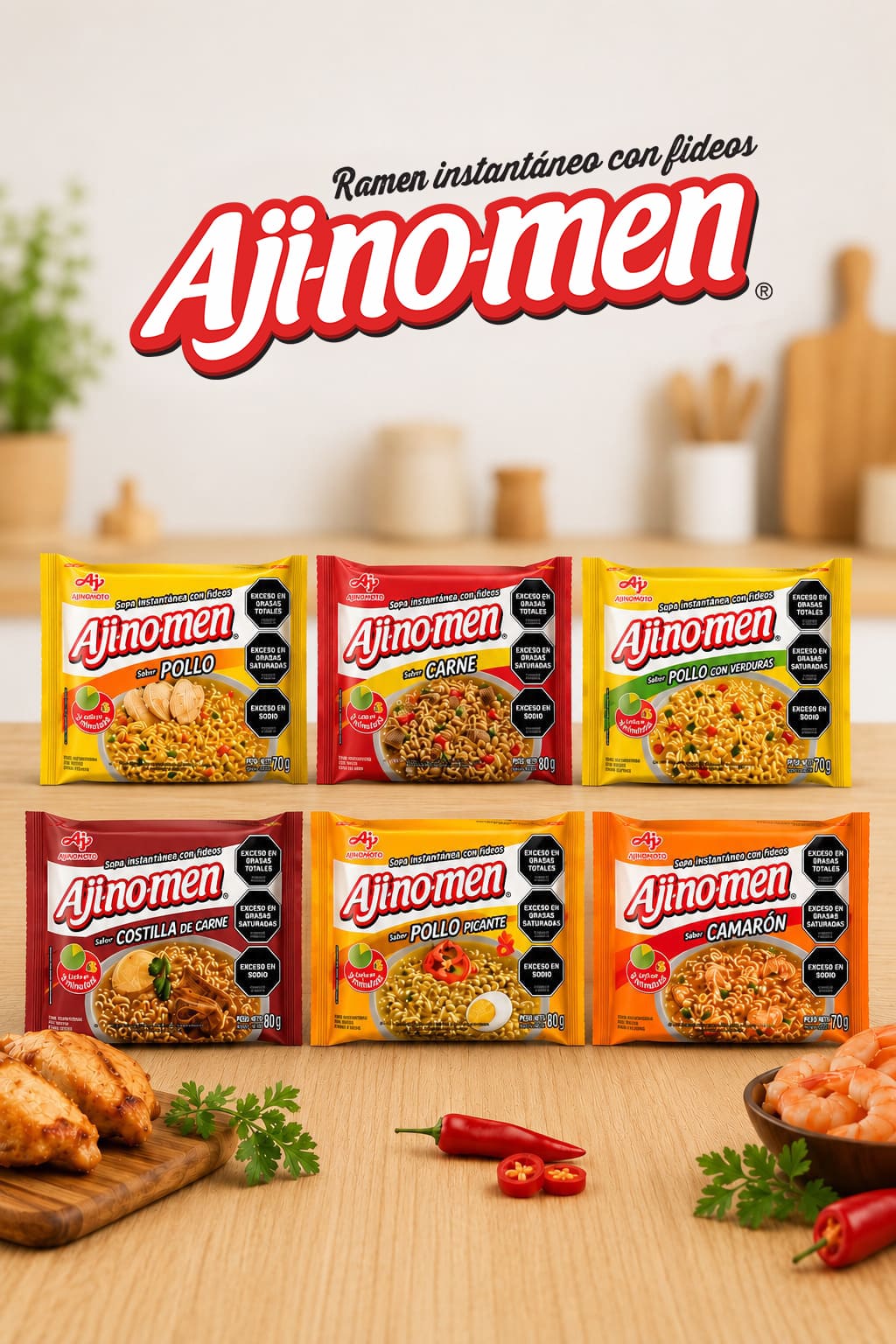Aji-no-moto Argentina | Aji-no-men
