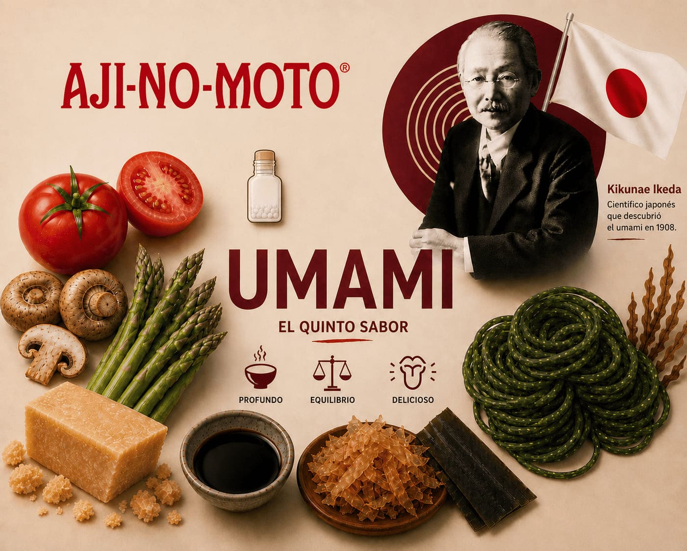 Aji-no-moto Argentina | DESCUBRIMIENTO DEL UMAMI